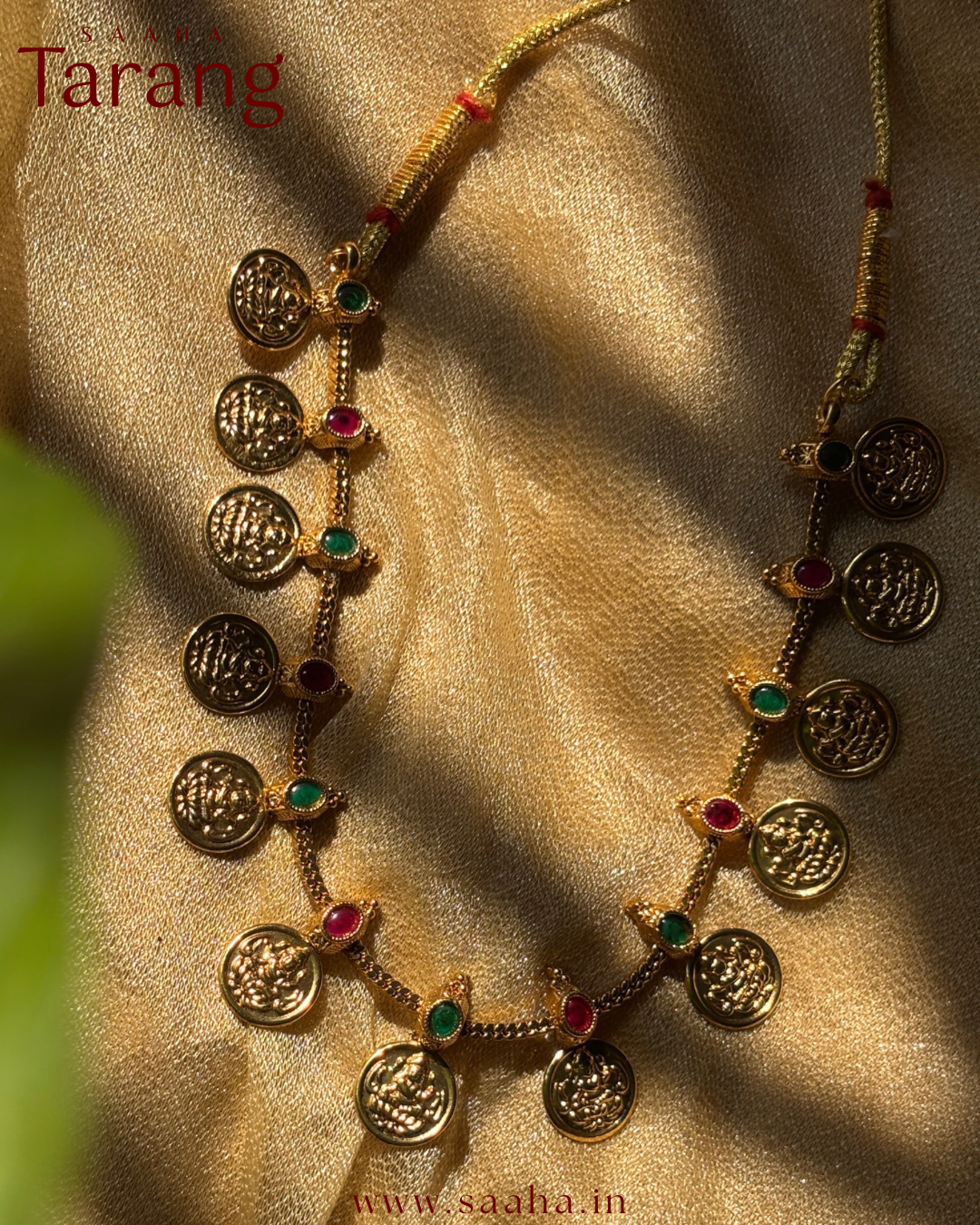 Simple Lakshmi Coin Necklace