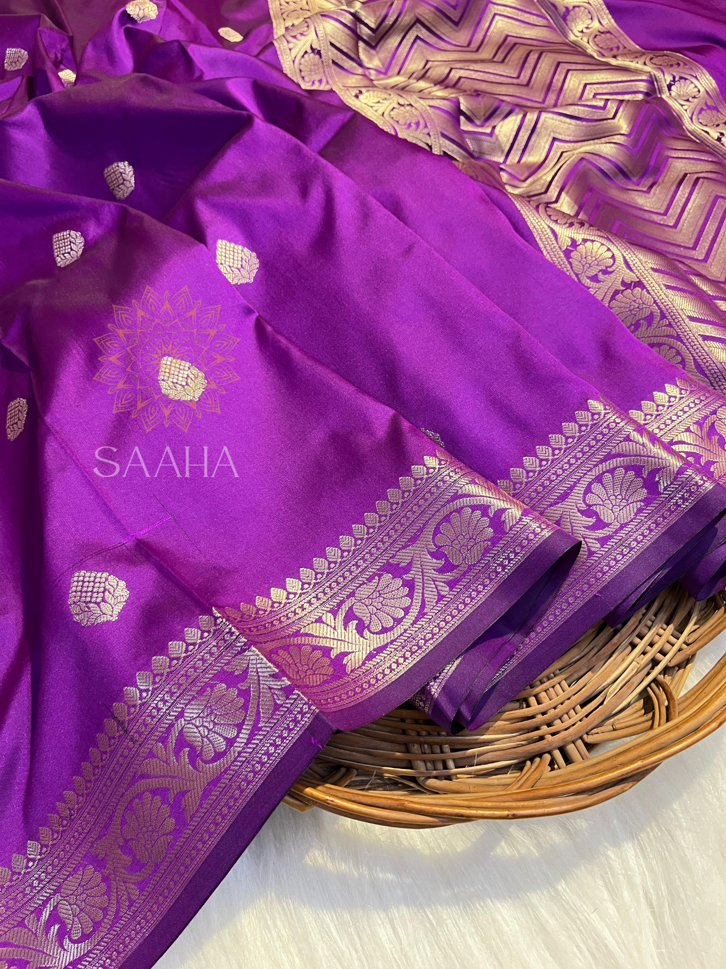 Purple Haze_Banarasi Silk Saree