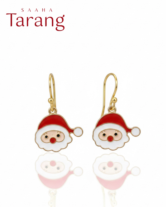 Ho Ho Ho_Alloy Christmas Charm Earring