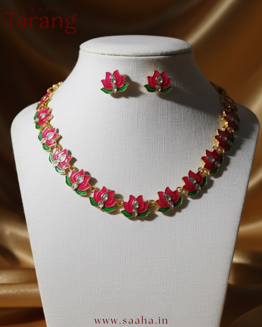 Tamarai_Enamel Lotus | Pink