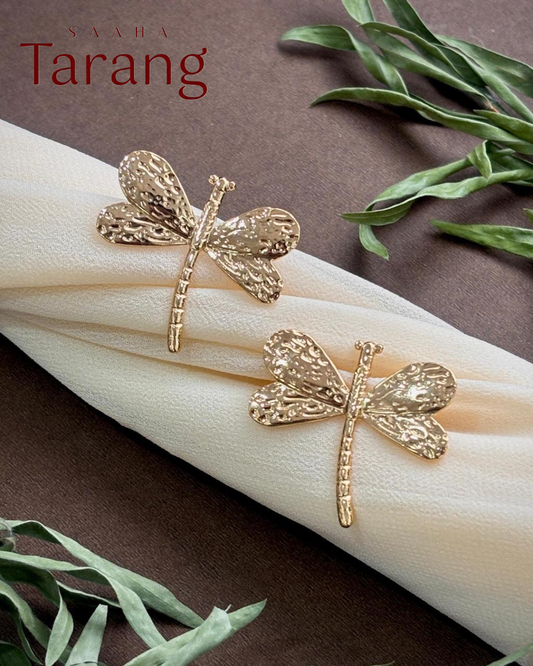Dragon Fly_Anti Tarnish Statement Earring