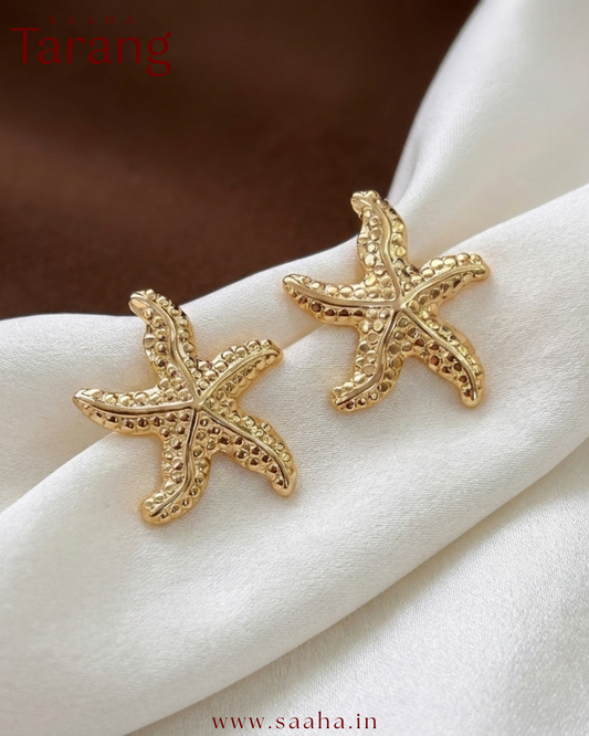 Star Fish_Anti Tarnish Statement Earring