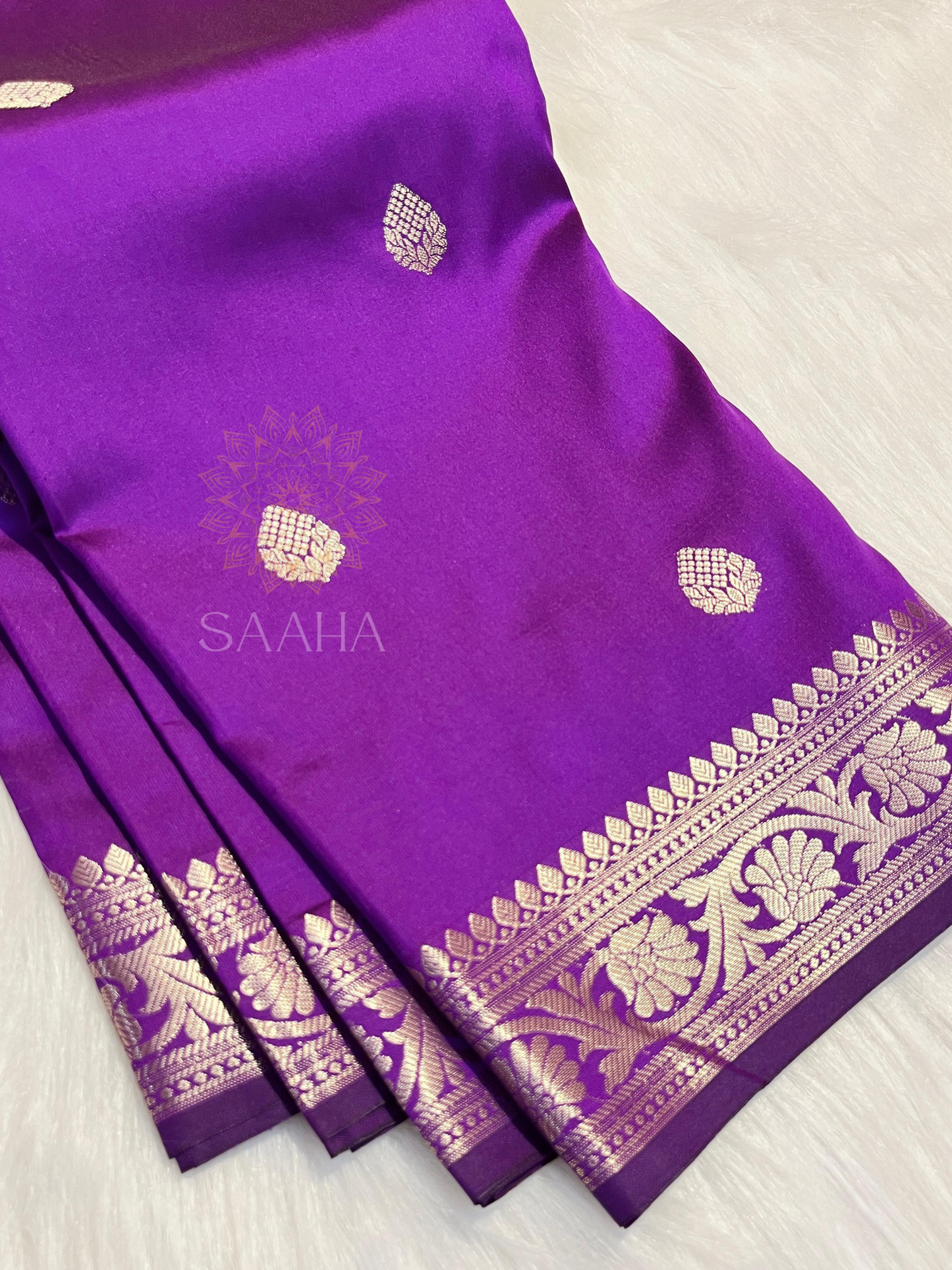 Purple Haze_Banarasi Silk Saree
